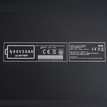 60V 30Ah Battery for EMOVE Roadrunner Pro